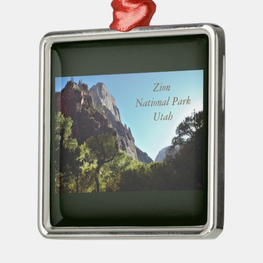 Zion National Park Utah Metalen Ornament (Links)