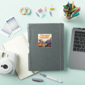 Zion National Park Utah Moab Canyon Retro Sticker (iPad Cover)