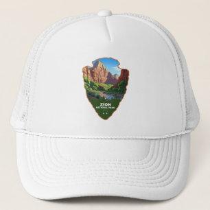 Zion National Park Utah Pijlkop Trucker Pet