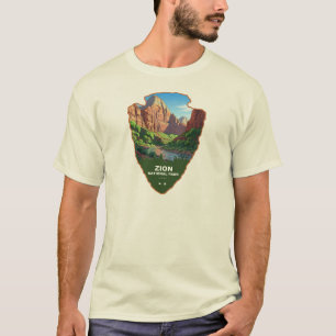 Zion National Park Utah Pijlpunt T-shirt