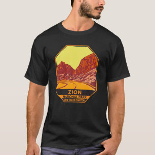 Zion National Park Utah Pine Creek Canyon Vintage T-shirt