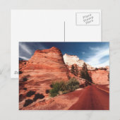 Zion National Park Utah Post card - Gepersonalisee Briefkaart (Voorkant / Achterkant)
