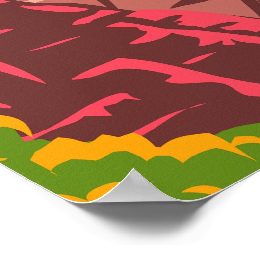 Zion National Park Utah  Poster (Hoek)