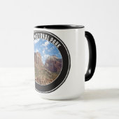 Zion National Park Utah Retro Zion Canyon Mok (Voorkant rechts)