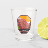 Zion National Park Utah  Shot Glas (Voorkant)