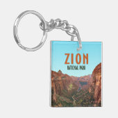 Zion National Park Utah  Sleutelhanger (Voorkant Links)