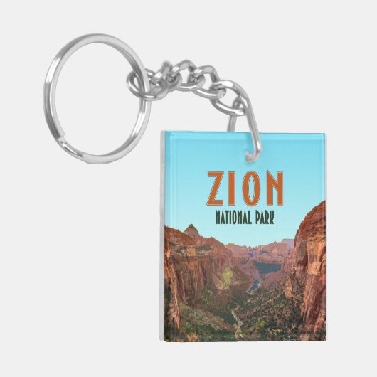 Zion National Park Utah  Sleutelhanger (Voorkant Links)