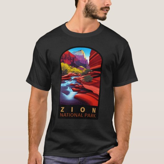 Zion National Park Utah T-shirt (Voorkant)