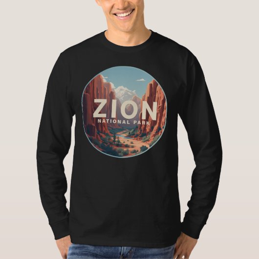 Zion National Park Utah T-shirt (Voorkant)