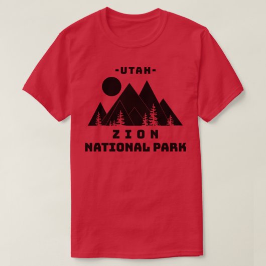Zion National Park Utah T-shirt (Design voorkant)