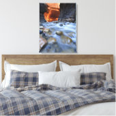 Zion National Park Utah the Narrows Fine Art Foto Canvas Afdruk (Insitu (Slaapkamer))