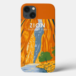 Zion National Park Utah The Narrows Vintage Case-Mate iPhone Case