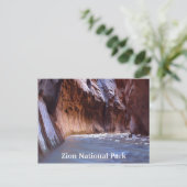 Zion National Park Utah Travel Briefkaarten (Staand voorkant)