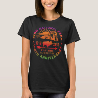 Zion National Park Utah USA 100 jaar honderdjarig  T-shirt