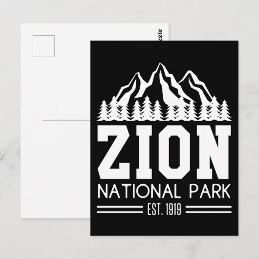 Zion National Park Utah USA Briefkaart (Voorkant / Achterkant)