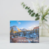 Zion National Park, Utah, USA Briefkaart (Staand voorkant)