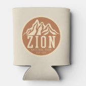 Zion National Park Utah USA Buiten Activiteiten Re Blikjeskoeler (Achterkant)