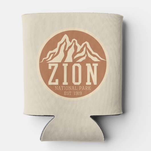 Zion National Park Utah USA Buiten Activiteiten Re Blikjeskoeler (Achterkant)