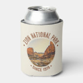 Zion National Park Utah USA Buiten Gehavend Blikjeskoeler (Blikje Voorkant)