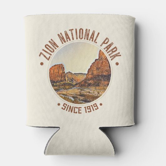 Zion National Park Utah USA Buiten Gehavend Blikjeskoeler (Achterkant)