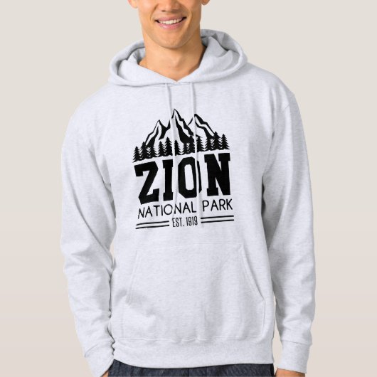 Zion National Park Utah USA Hoodie (Voorkant)
