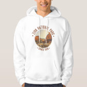 Zion National Park Utah USA Outdoor Distress Hoodie (Voorkant)