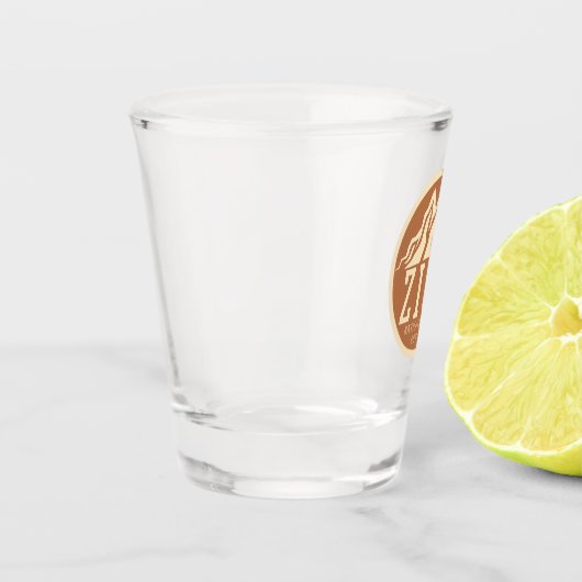 Zion National Park Utah USA Outdoor Retro Shot Glas (Links)