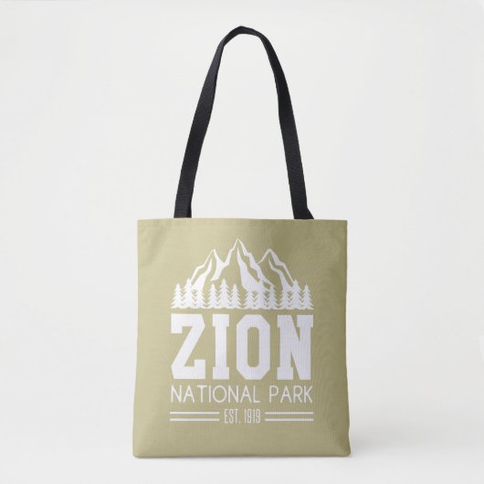 Zion National Park Utah USA Tote Bag (Voorkant)
