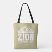 Zion National Park Utah USA Tote Bag (Achterkant)