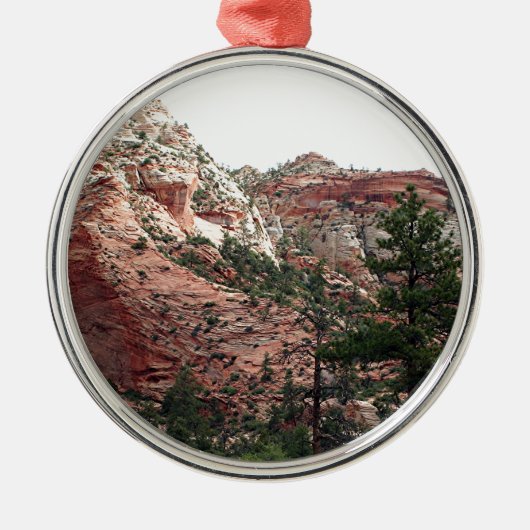 Zion National Park, Utah, Verenigde Staten 14 Metalen Ornament (Voorkant)