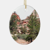 Zion National Park, Utah, Verenigde Staten 16 Keramisch Ornament (Rechts)