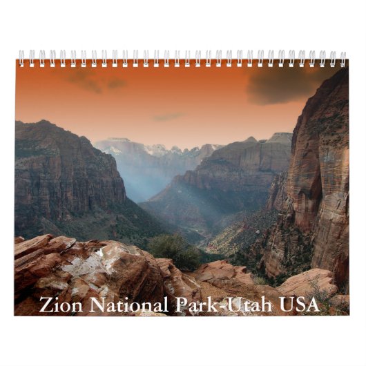 Zion National Park-Utah Verenigde Staten Agenda Kalender (Hoes)