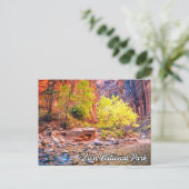 Zion National Park, Utah, Verenigde Staten Briefkaart (Staand voorkant)