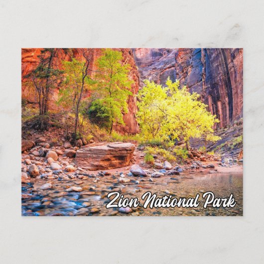 Zion National Park, Utah, Verenigde Staten Briefkaart (Voorkant)