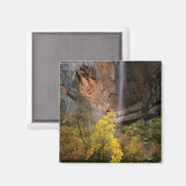 Zion National Park, Utah. Verenigde Staten. Epheme Magneet (Voorkant / Achterkant)