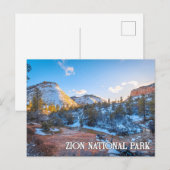 Zion National Park, Utah, VS Briefkaart (Voorkant / Achterkant)