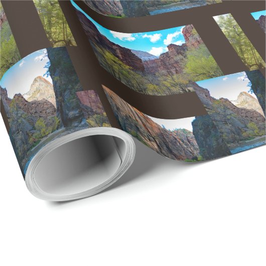 Zion National Park, Utah Wrapping Paper Cadeaupapier (Rol Hoek)