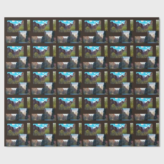 Zion National Park, Utah Wrapping Paper Cadeaupapier (Vlak)