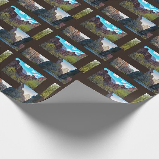 Zion National Park, Utah Wrapping Paper Cadeaupapier (Hoek)