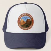 Zion National Park Utah Zion Summer Trip Trucker Pet (Voorkant)