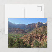 Zion National Park, Verenigde Staten Briefkaart (Voorkant / Achterkant)