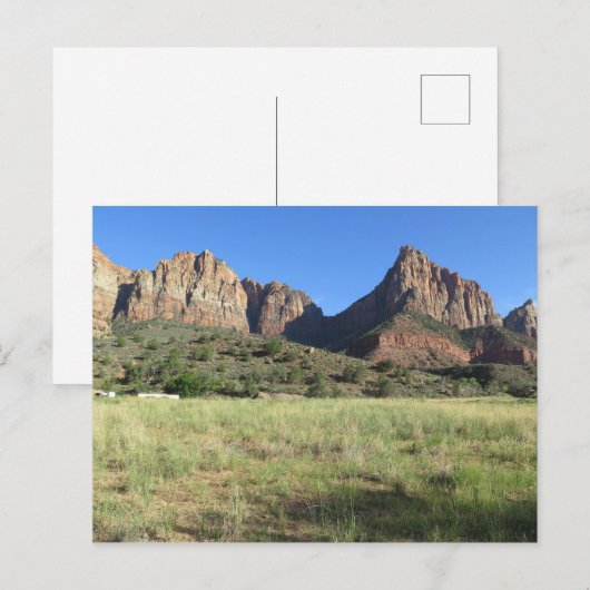 Zion National Park, Verenigde Staten Briefkaart (Voorkant / Achterkant)