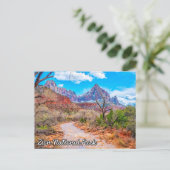 Zion National Park, Verenigde Staten Briefkaart (Staand voorkant)