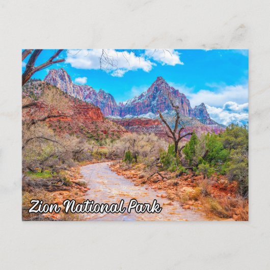 Zion National Park, Verenigde Staten Briefkaart (Voorkant)