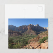 Zion National Park, Verenigde Staten Briefkaart (Voorkant / Achterkant)