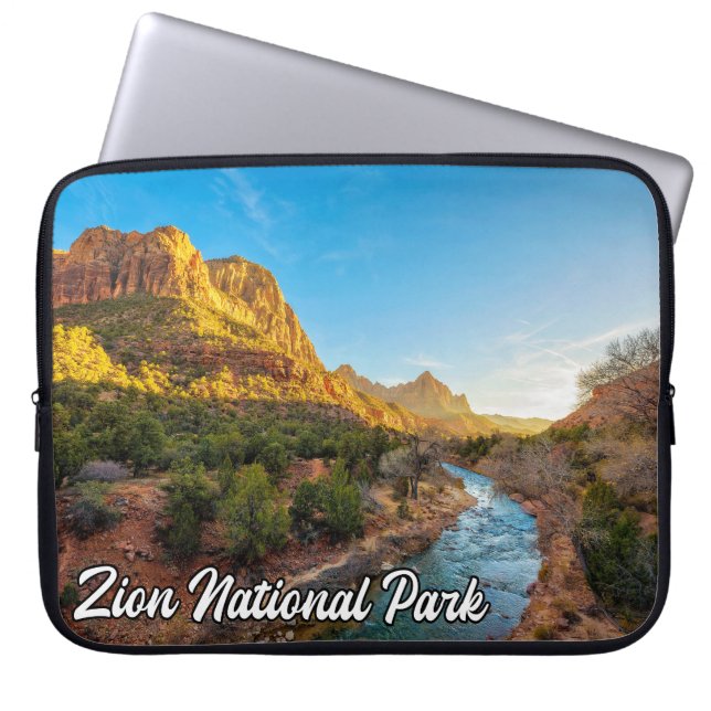 Zion National Park, Verenigde Staten Laptop Sleeve (Voorkant)