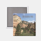 Zion National Park, Verenigde Staten Magneet (Voorkant / Achterkant)