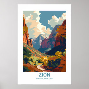 Zion National Park, Verenigde Staten Nationaal Par Poster