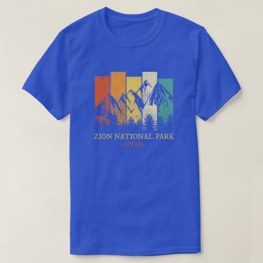 Zion National Park Vintage 2 T-shirt (Design voorkant)
