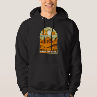 Zion National Park Vintage Kunstwerk Artistiek Aan Hoodie